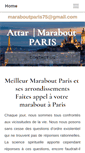 Mobile Screenshot of marabout-paris.fr