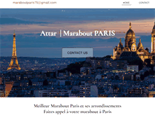 Tablet Screenshot of marabout-paris.fr
